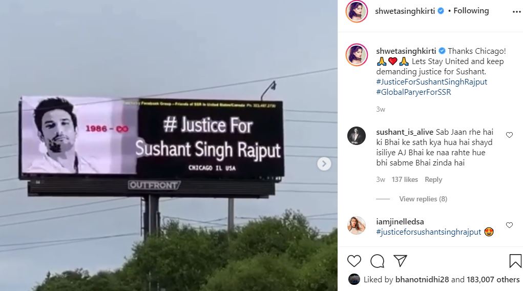 justice for sushant singh rajput