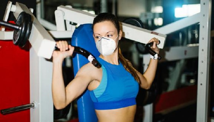 exercise with mask