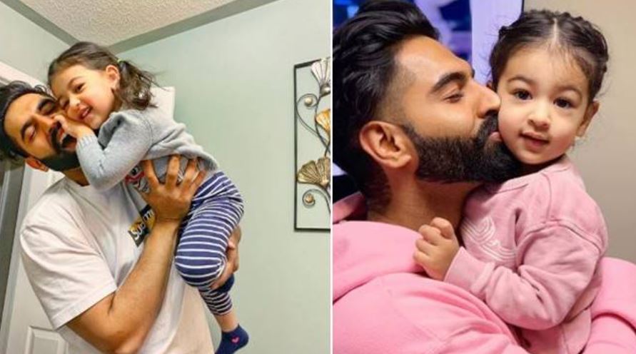 inside pic of parmish verma with niece amber