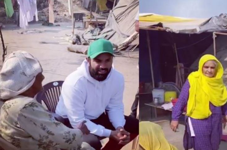 gagan kokri image from farmer protest