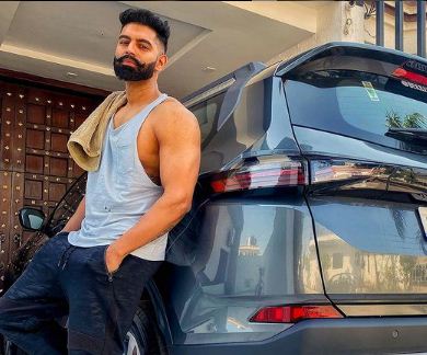 parmish verma with his new car