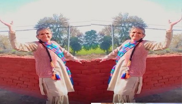 gippy garewal share old lady dance video