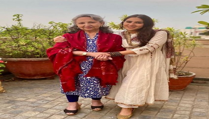 sharmila tagore with sara alli khan