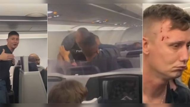Mike Tyson repeatedly punches man in face on plane 