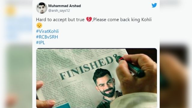 'Ye Dukh Kaahe Khatam Nahi Hota Hai', Netizens go berserk as Virat Kohli goes for golden duck again