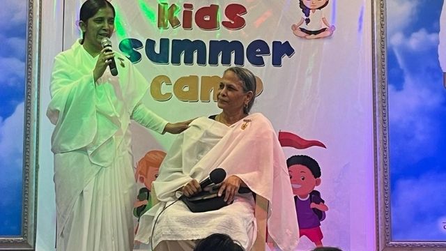 Sidharth Shukla's mother spends time with kids at Brahma Kumaris camp; tweeple say 'Sid must be smiling' 