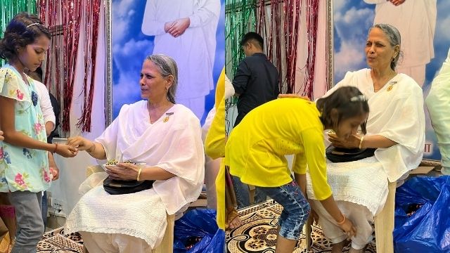 Sidharth Shukla's mother spends time with kids at Brahma Kumaris camp; tweeple say 'Sid must be smiling' 