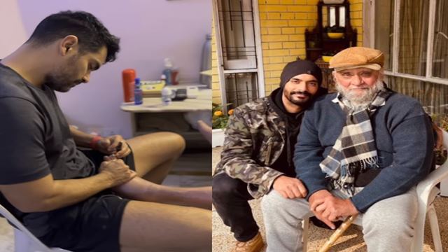 angade bedi with father