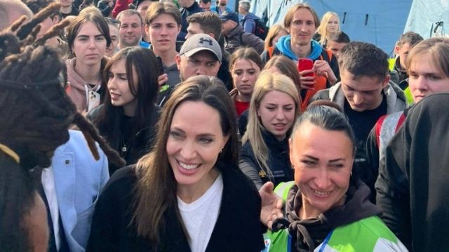 Russia-Ukraine war: Angelina Jolie visits Ukrainian city, meets kids at hospital