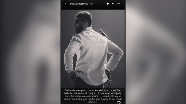 Sidhu Moose Wala's death has taught a big lesson, says Garry Sandhu