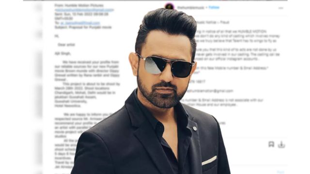Gippy Grewal's Humble Motion Pictures flags fraud, says 'Third party never gets involved in our casting'