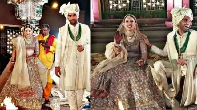 Cricketer Deepak Chahar ties knot with his lady love Jaya Bhardwaj