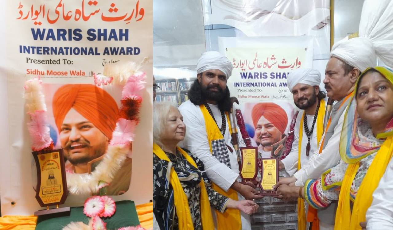 Sidhu Moose Wala Posthumously Felicitated With Waris Shah 