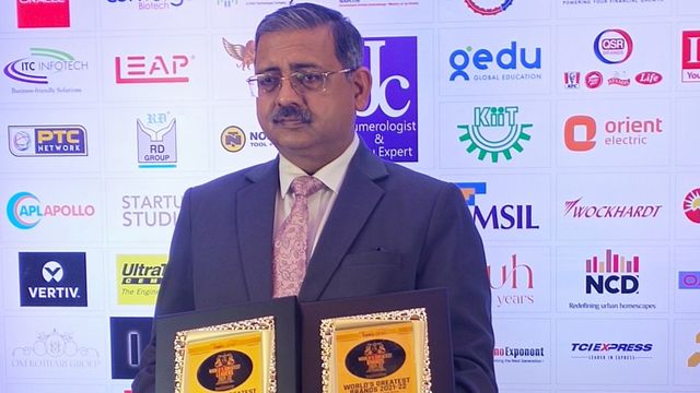 PTC MD Rabindra Narayan honoured with 'World's Greatest Leader' award, PTC Network bags 'World's Greatest Brand' award