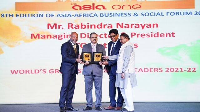 PTC MD Rabindra Narayan gets 'World's Greatest Leader' title; PTC Network bags 'World's Greatest Brand' award