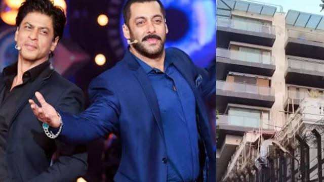 inside image of mannat with salman and shah rukh khan