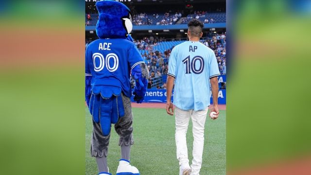 AP Dhillon becomes first Punjabi artist to throw pitch for Canada's baseball team 'Blue Jays'