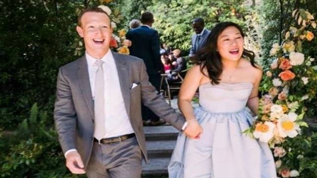 Mark Zuckerberg with wife