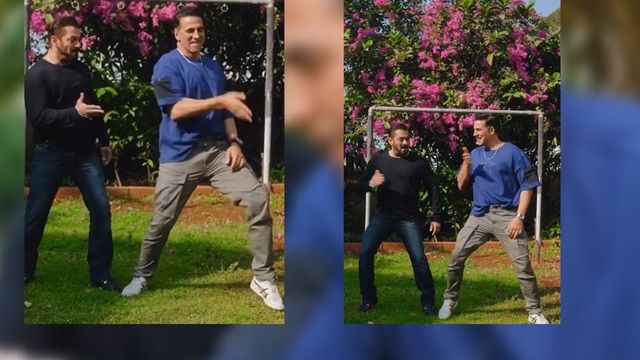 Salman Khan And Akshay viral dance video
