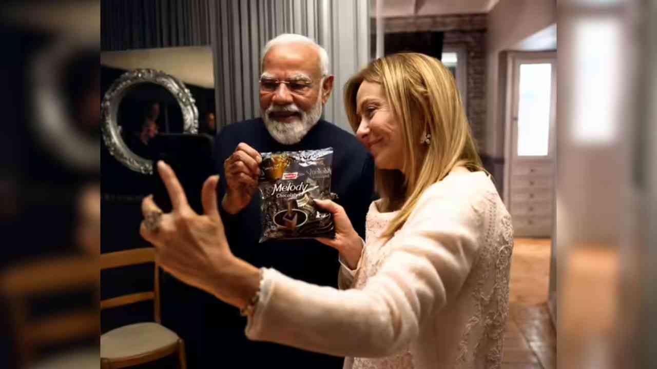 PM Narendra Modi-Georgia Meloni viral 'Melody toffee' video created ...